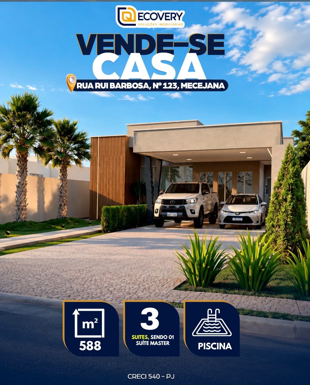 CASA À VENDA – BAIRRO MECEJANA