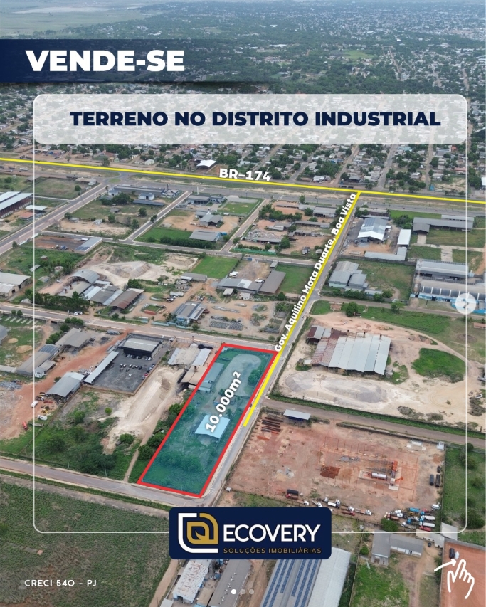 🏢 TERRENO À VENDA – DISTRITO INDUSTRIAL