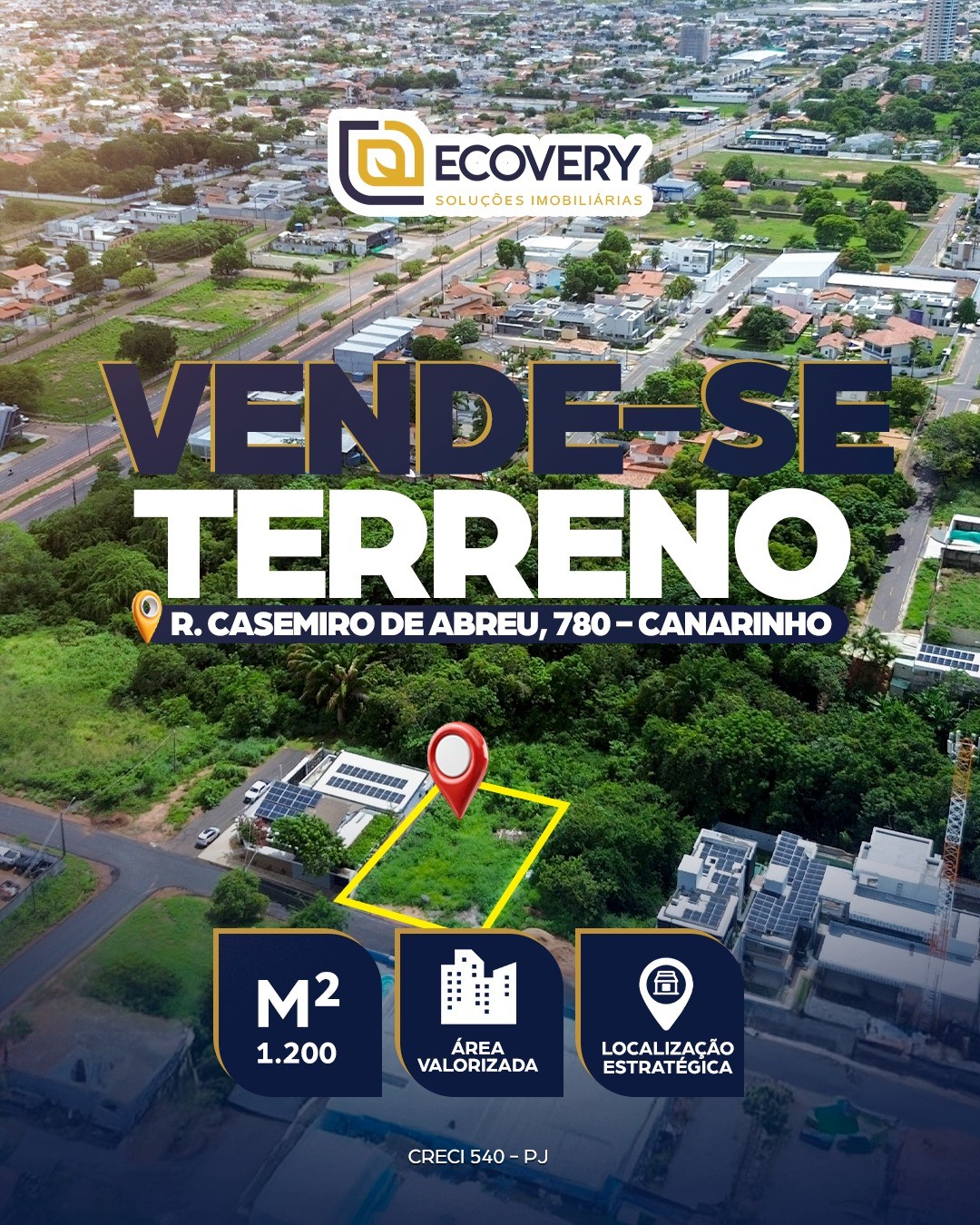 📍 TERRENO À VENDA – CANARINHO