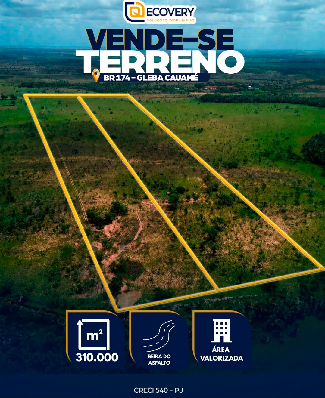 TERRENO À VENDA