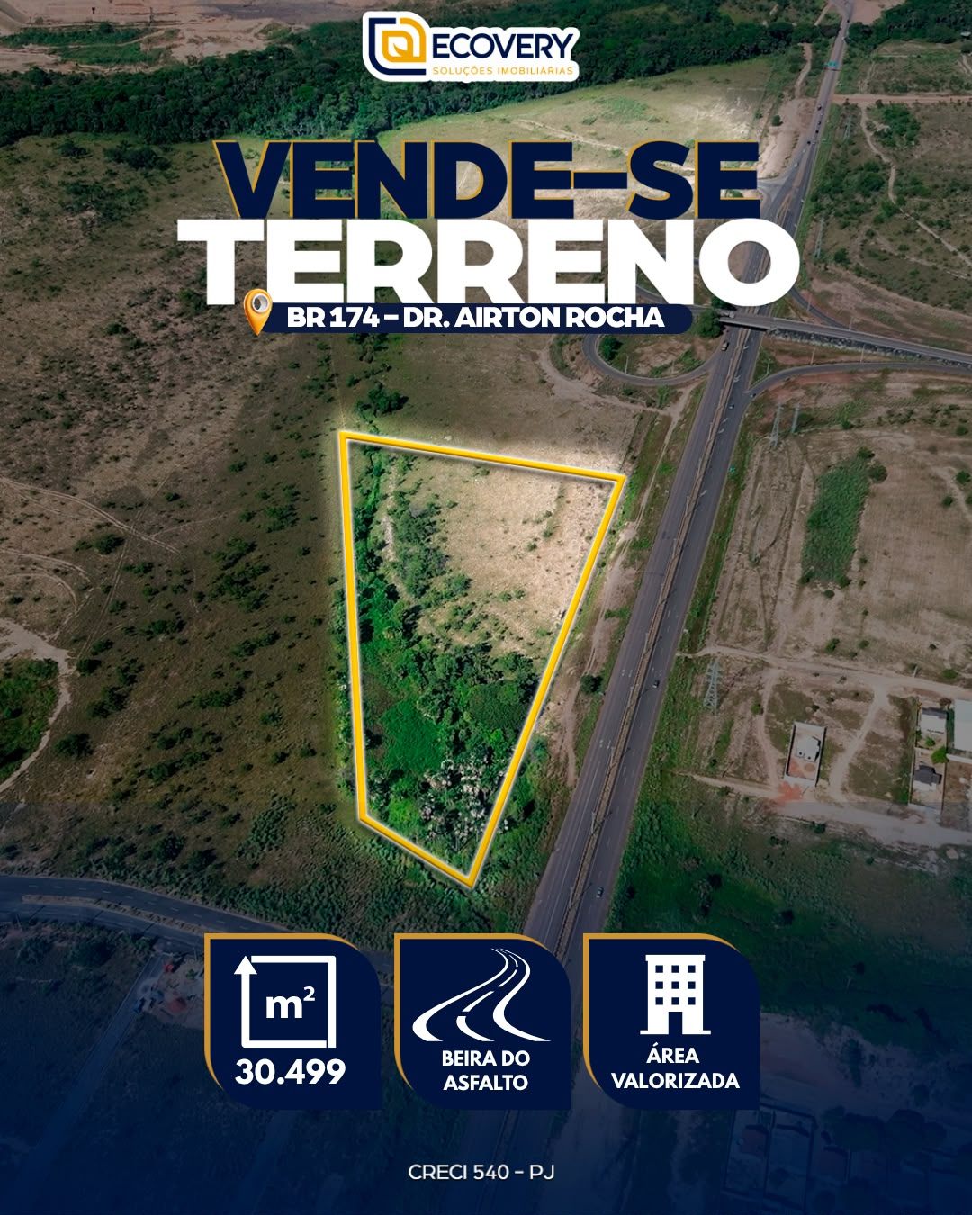 TERRENO À VENDA