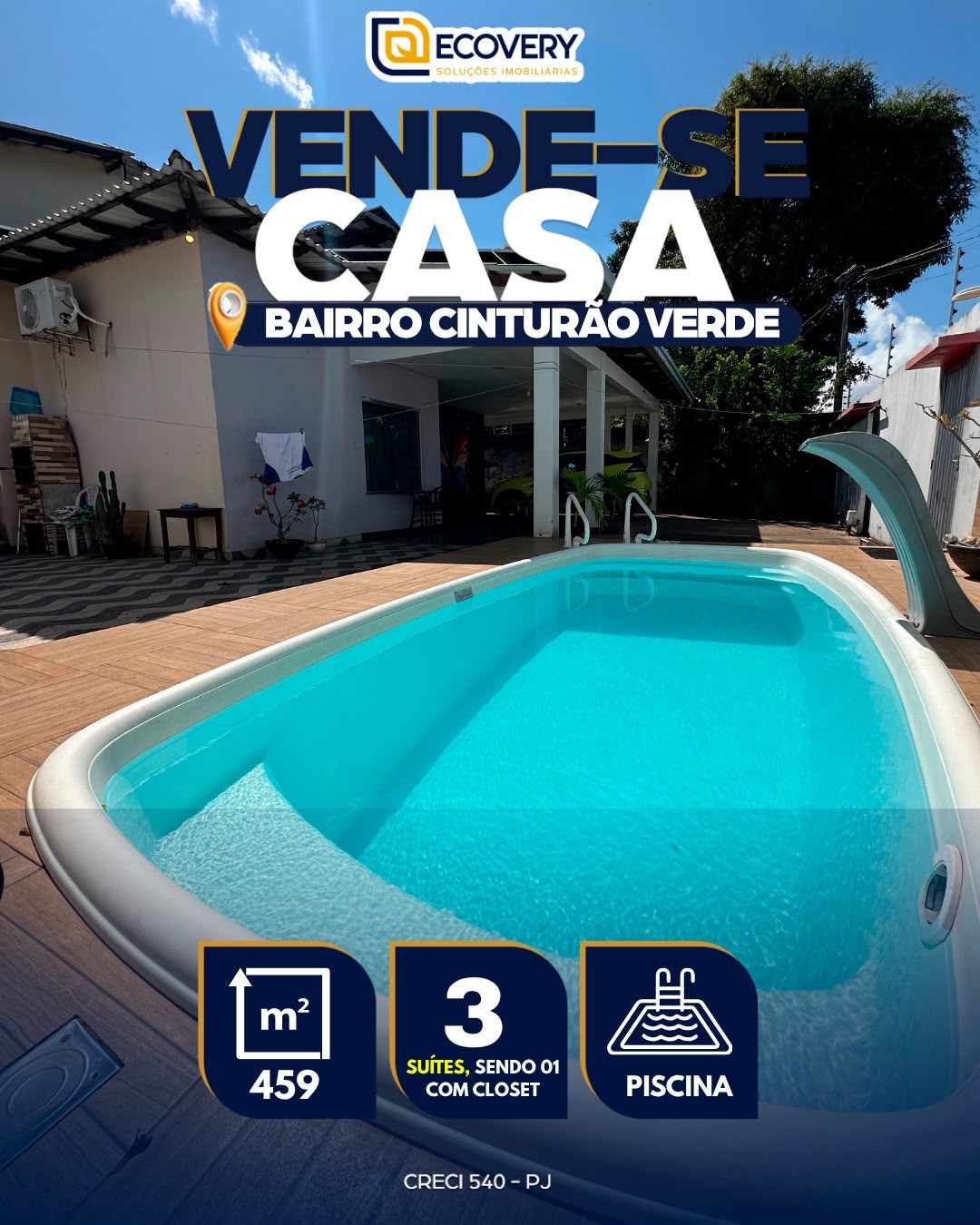 CASA Á VENDA-CINTURÃO VERDE