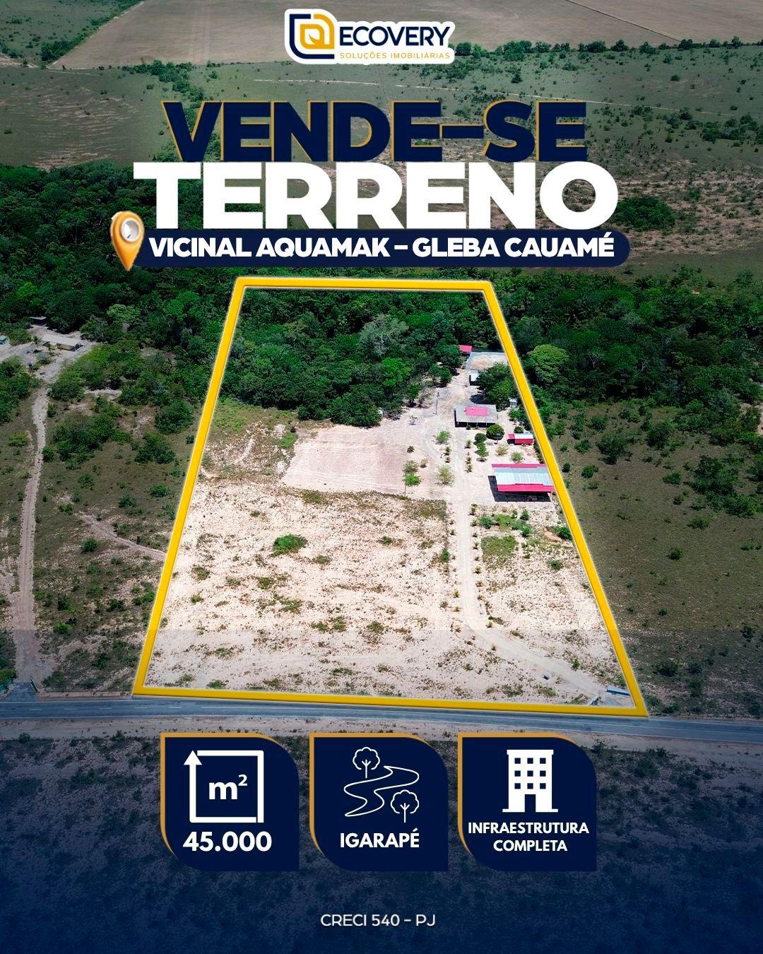 SÍTIO À VENDA – GLEBA CAUAMÉ | VICINAL AQUA MAK