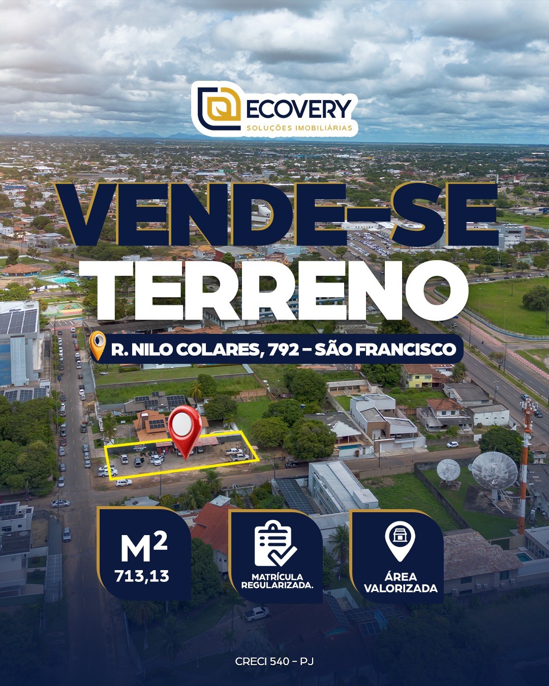 📍 TERRENO À VENDA | BAIRRO SÃO FRANCISCO