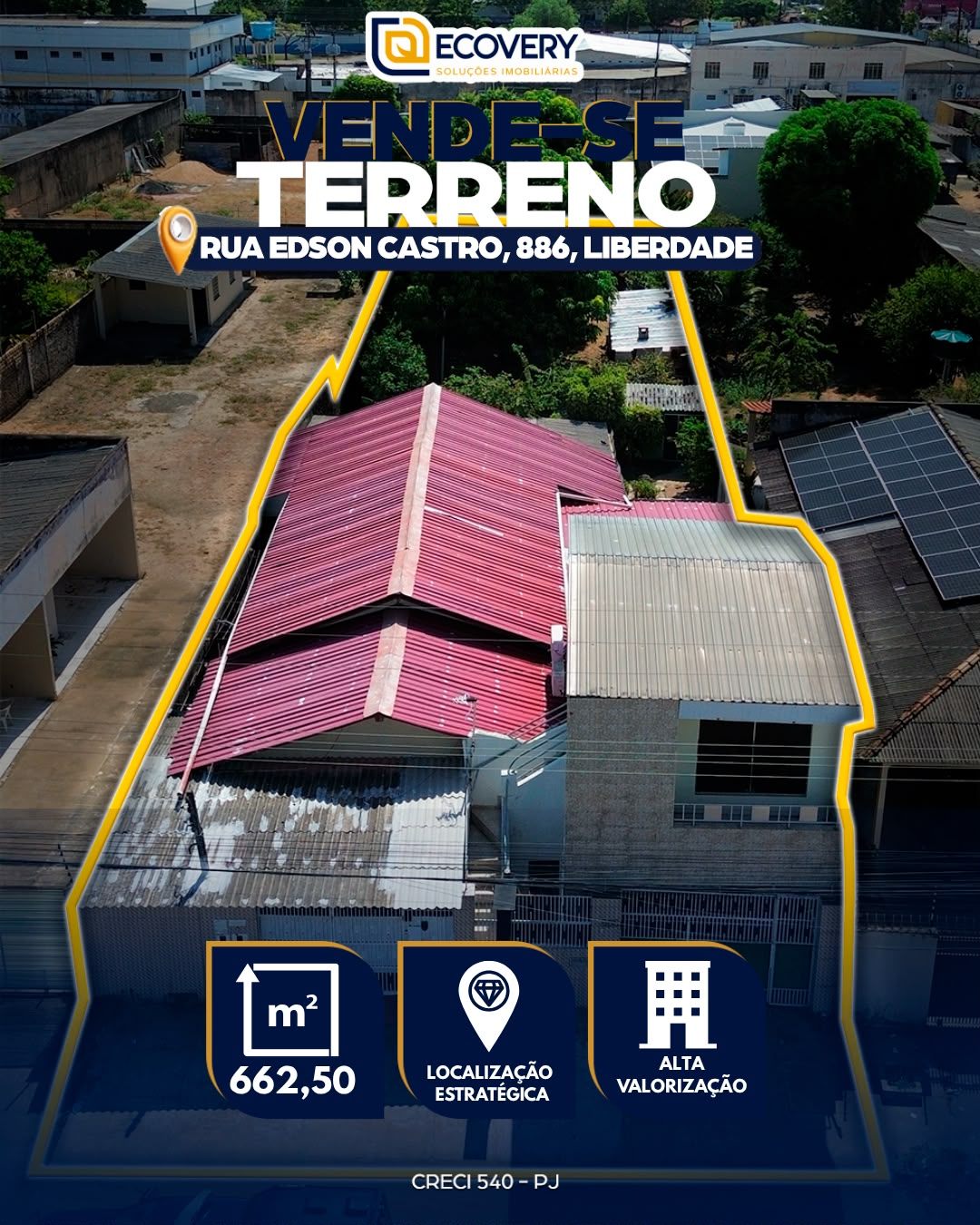 TERRENO À VENDA – BAIRRO LIBERDADE
