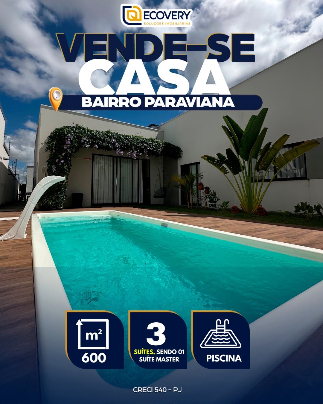 🏡 CASA À VENDA – BAIRRO PARAVIANA