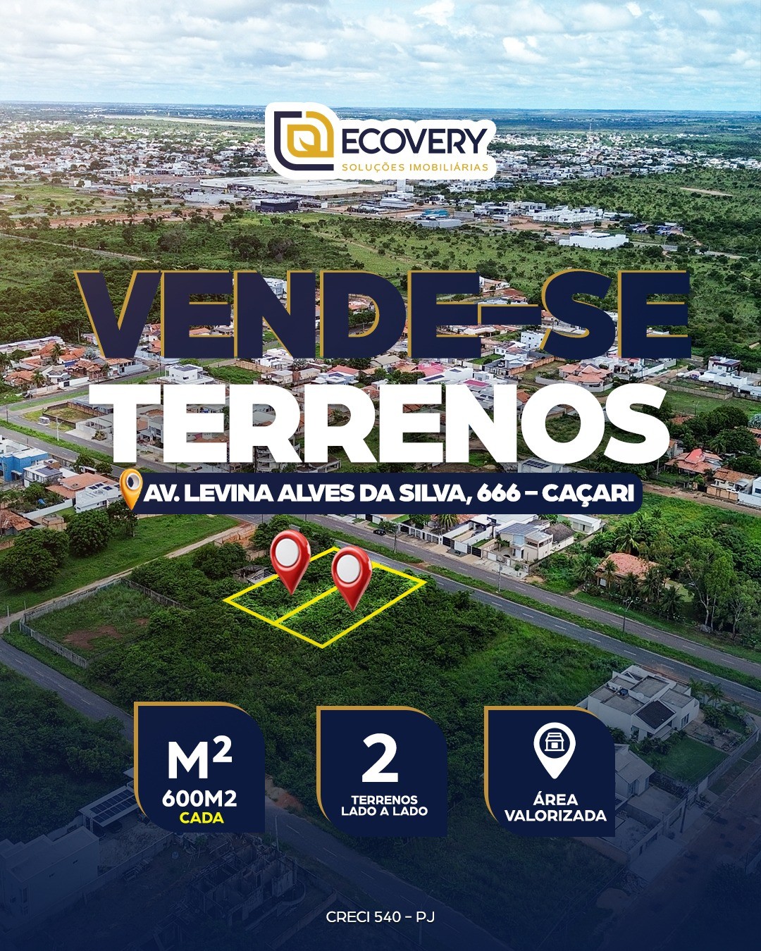 🌿 TERRENO À VENDA NO CAÇARI – OPORTUNIDADE