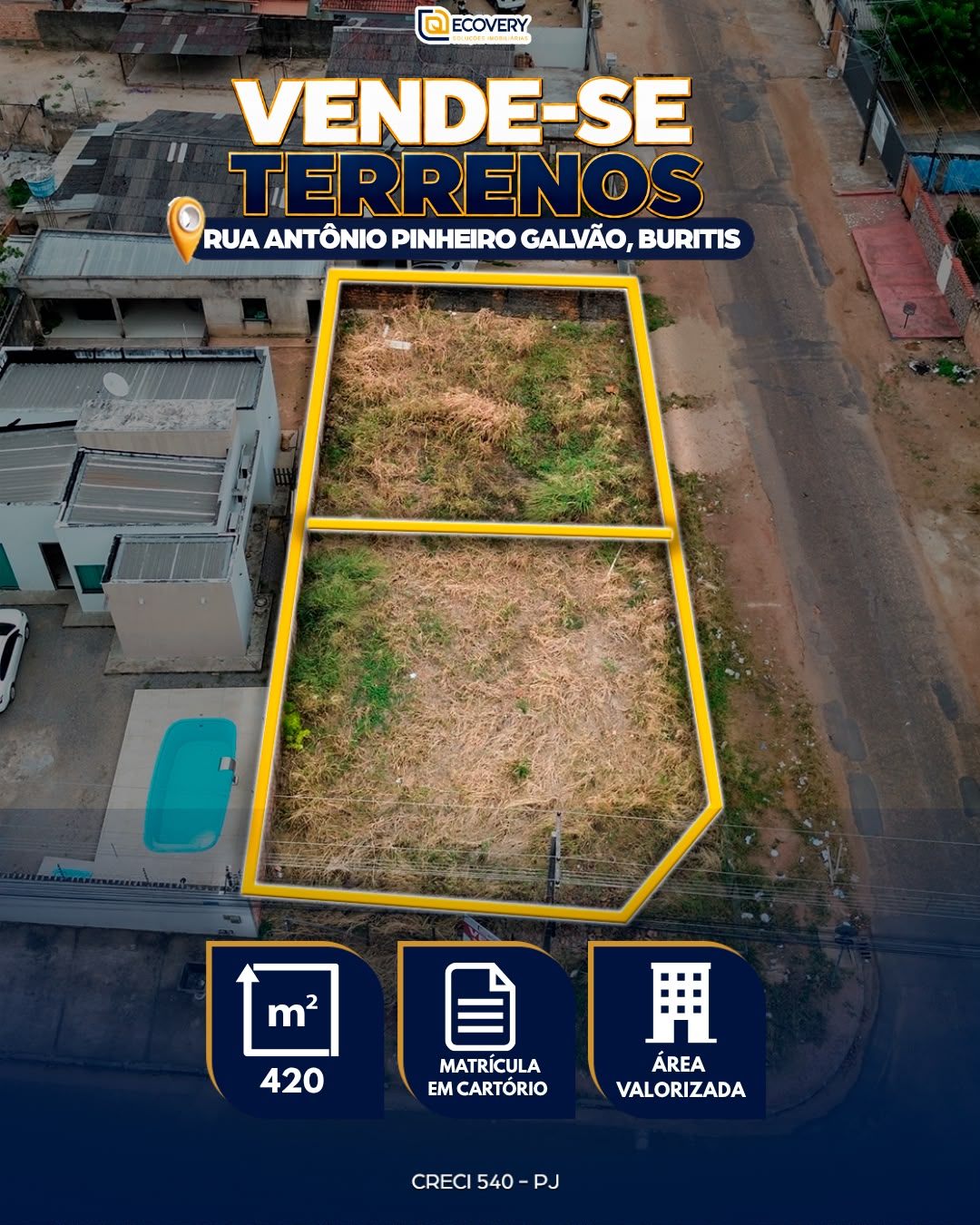 TERRENOS À VENDA – BAIRRO BURITIS